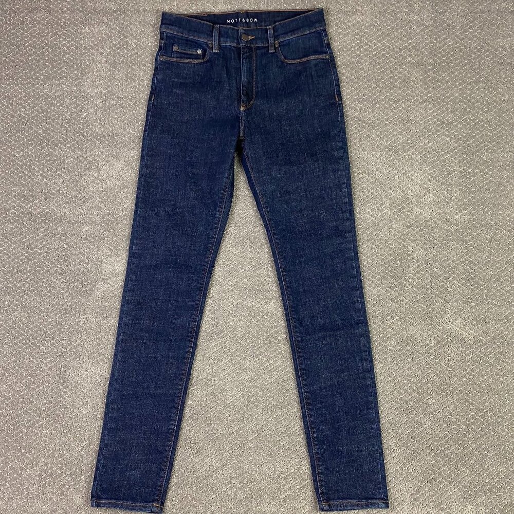Mott & Bow Wooster Skinny Jeans Men's 30 x 32 Blue Stretch